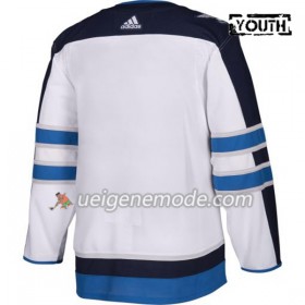 Kinder Eishockey Winnipeg Jets Trikot Blank Adidas Weiß Authentic